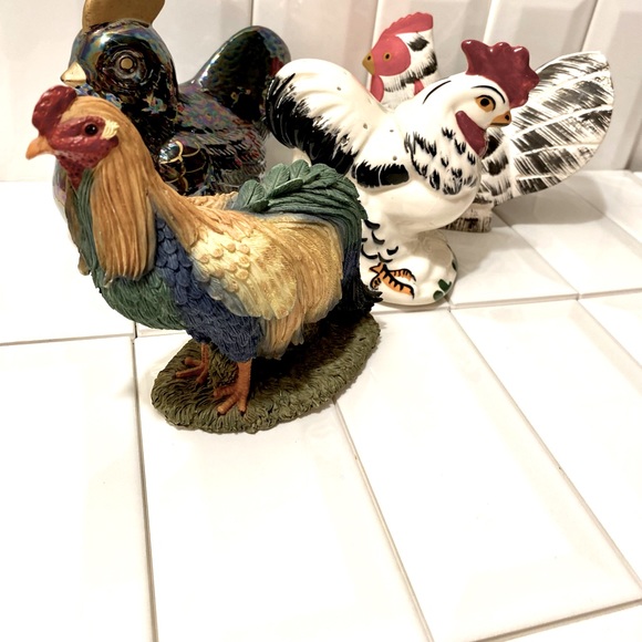 Vintage Rustic Wooden Rooster Candle Holder - Picture 14 of 14
